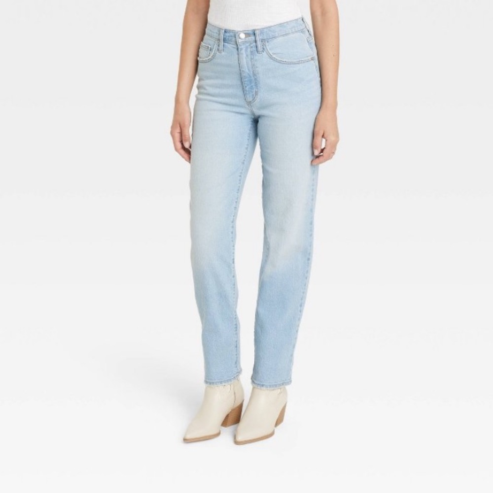 Universal Thread | 90s High-Rise Vintage Straight Jeans Light Blue Size 14/32S
